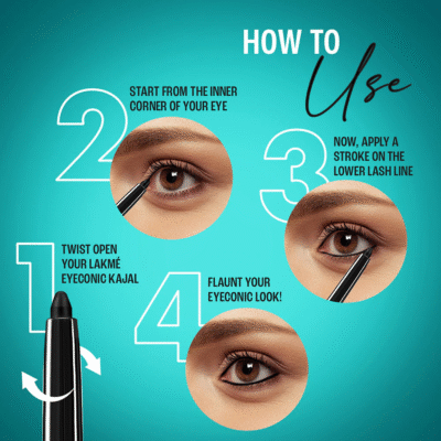 Lakmē 9 to 5 Eyeconic Kajal Twin Pack - Image 3
