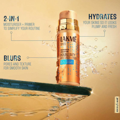 Lakmē 9to5 Double Duty Moisturizer + Primer 30g - Image 4