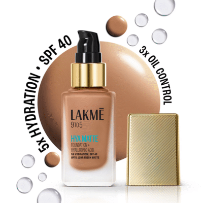 Lakmē 9to5 Hya Matte Foundation + Hyaluronic Acid